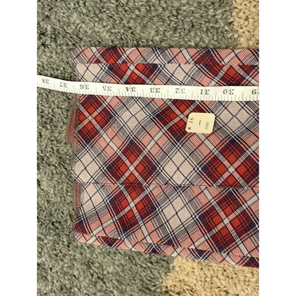 New Vtg 60's H Bar C Western Ladies Pants Plaid Polyester Flare Leg M - Picture 10 of 11